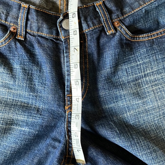 Dark wash flared jeans 100% cotton - Picture 7 of 8